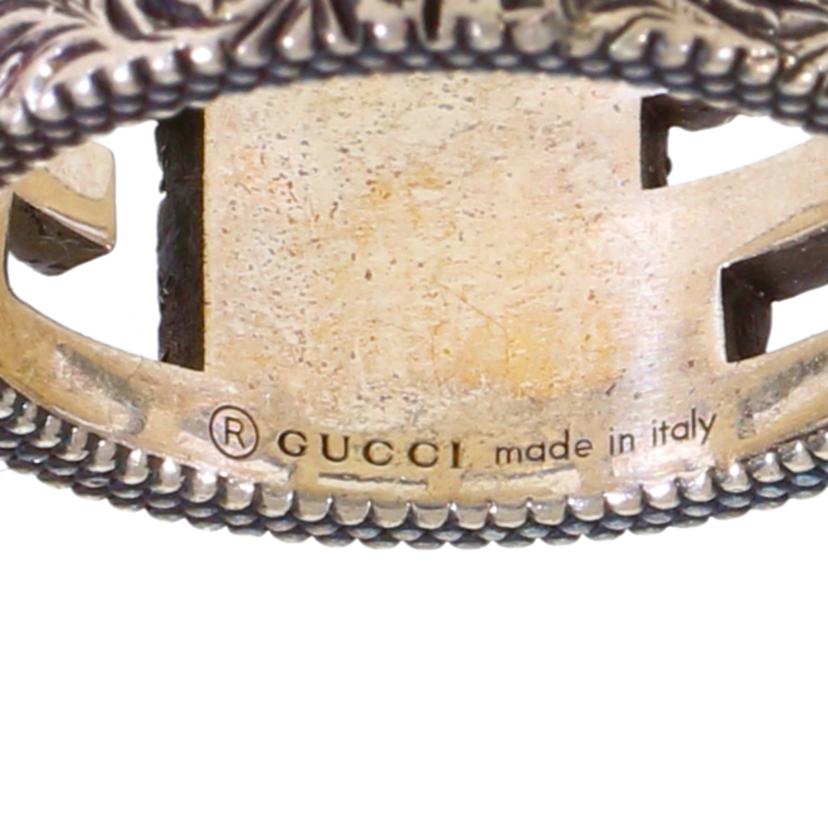 ＧＵＣＣＩ ｸﾞｯﾁ/スクエアＧシルバーリング／＃１６/551917//ABランク/94