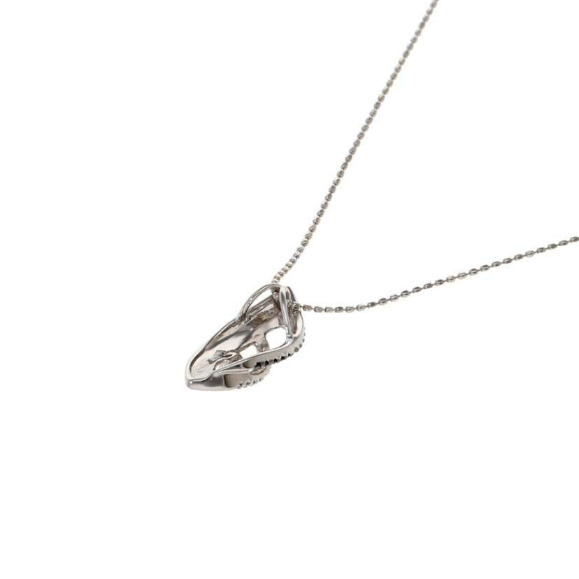 /　Ｋ１８ＷＧダイヤネックレス０．１７ｃｔ//Aランク/75