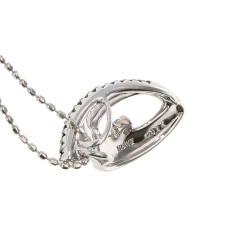 /　Ｋ１８ＷＧダイヤネックレス０．１７ｃｔ//Aランク/75