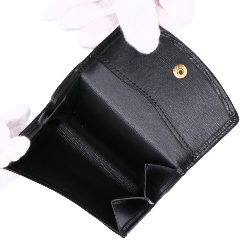 ＬＯＵＩＳ　ＶＵＩＴＴＯＮ ルイ・ヴィトン/ポルト・モネサーンプル／エピ／ノワール/M63412//MI0994/Aランク/75