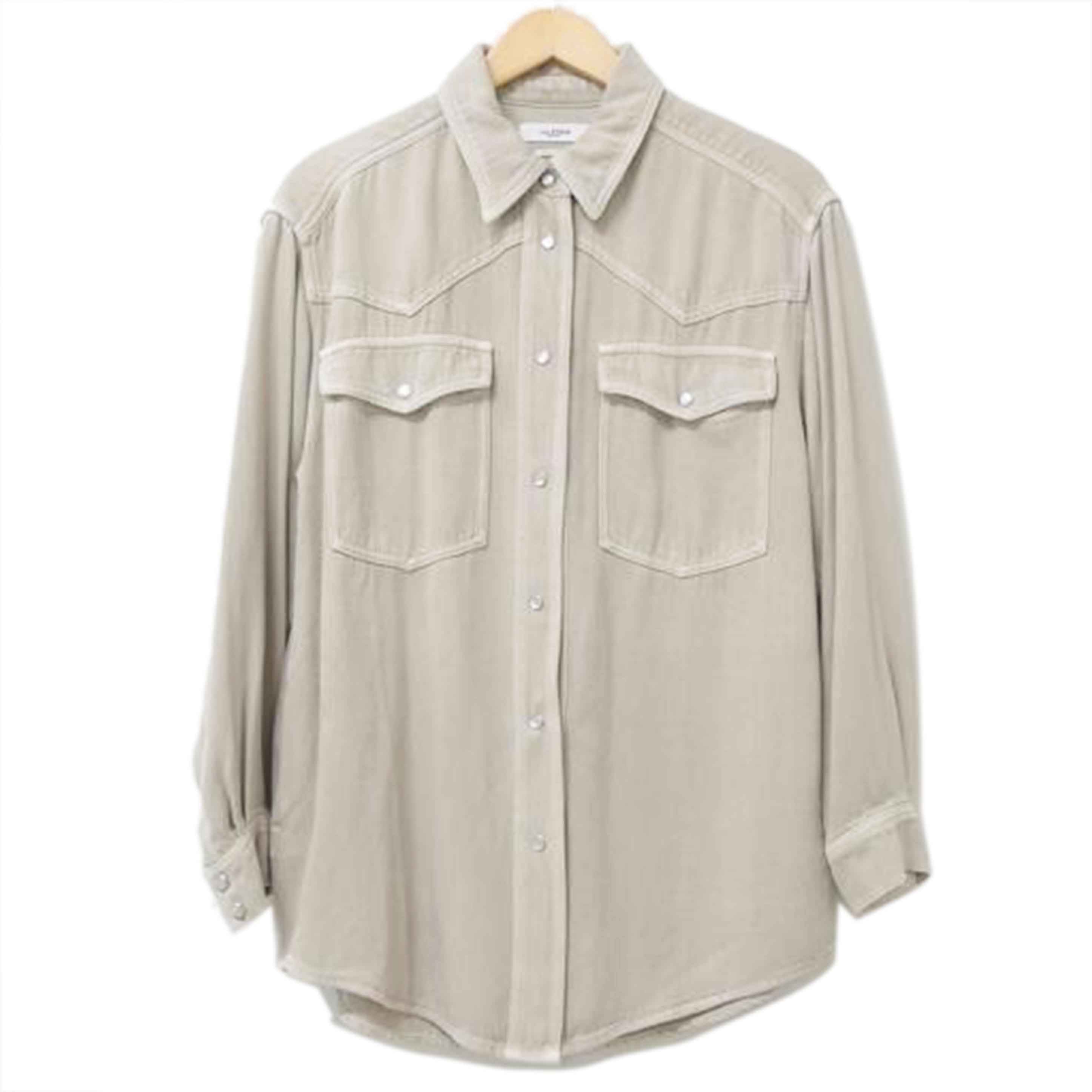 新作ウエア ISABEL MARANT ETOILE イザベルマラン シャツ+ブラウス(半袖+袖なし)