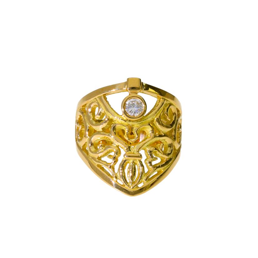 /　◎Ｋ１８ダイヤリング０．２２ｃｔ//Aランク/75