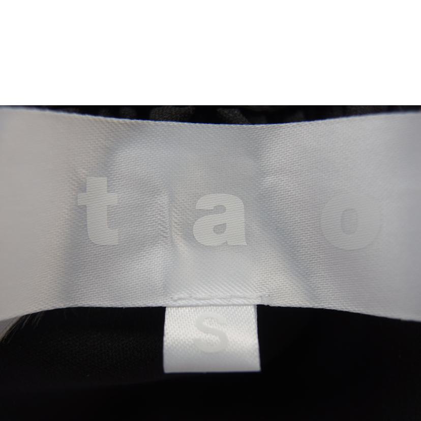 Ｔａｏ/Ｔａｏ　　コムデギャルソン　　エステルグログラン　　エンボス加工　フレアースカート　　ブラック系　　サイズＳ/TK-S011-2022//Aランク/83
