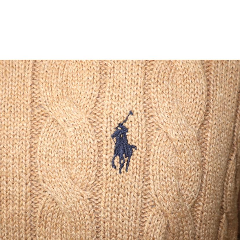 ＰＯＬＯ　ＲＡＬＰＨ　ＬＡＵＲＥＮ ラルフローレン/ケーブルニット・コットンセーター　ベージュ/MNPOSWE16820478//SAランク/65