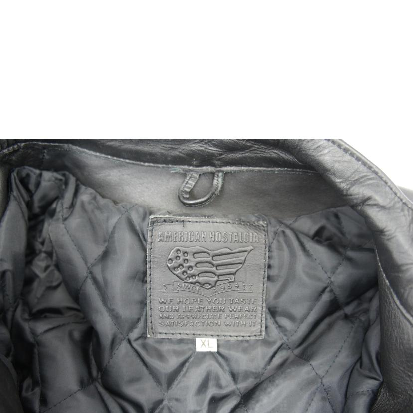 ＡＭＥＲＩＣＡＮ　ＮＯＳＴＡＬＧＩＡ アメリカンノスタルジア/レザージャケット//Bランク/05