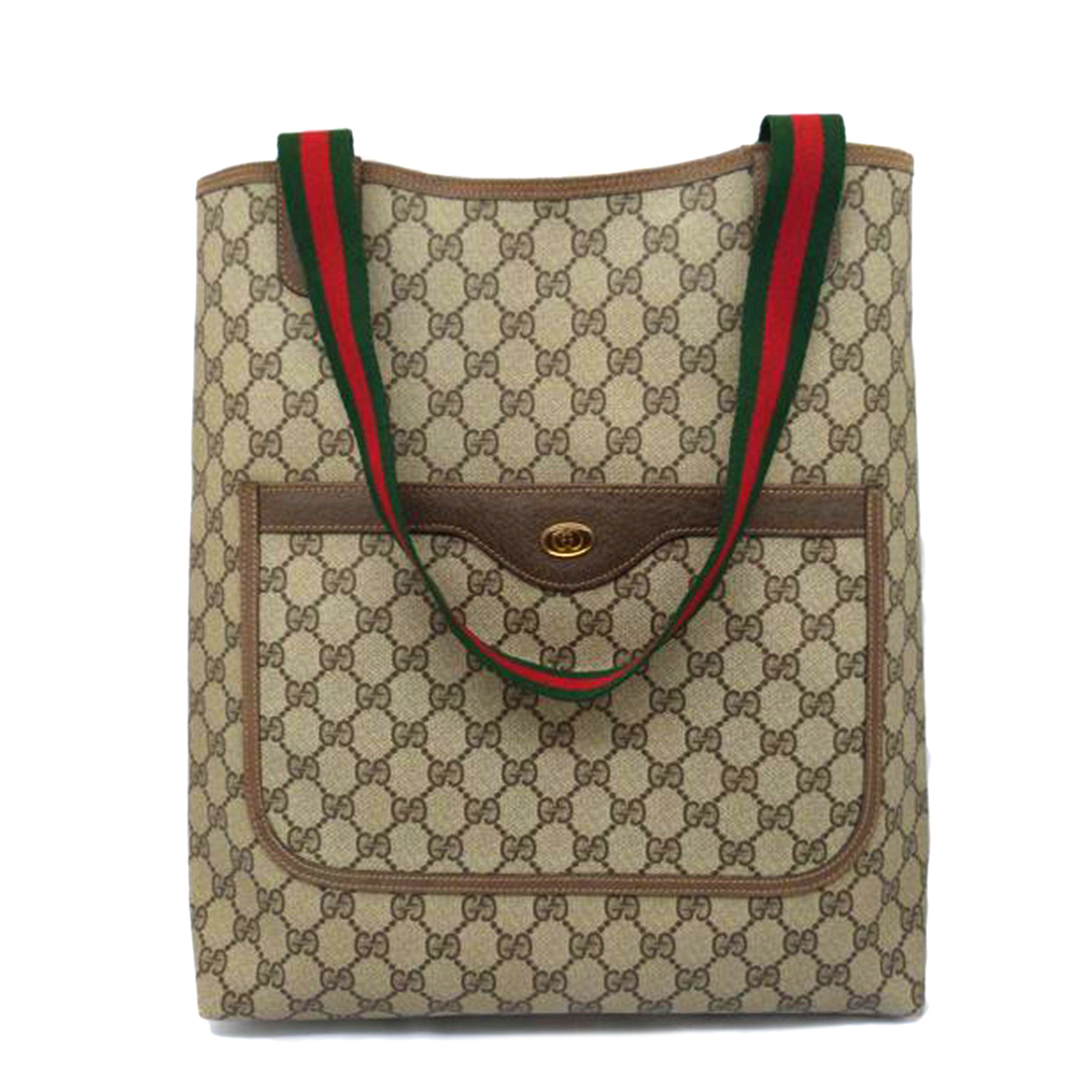 ＧＵＣＣＩ グッチ/オールドグッチ　ＧＧスプリーム　ＰＶＣトートバッグ/39.02.003//Bランク/03