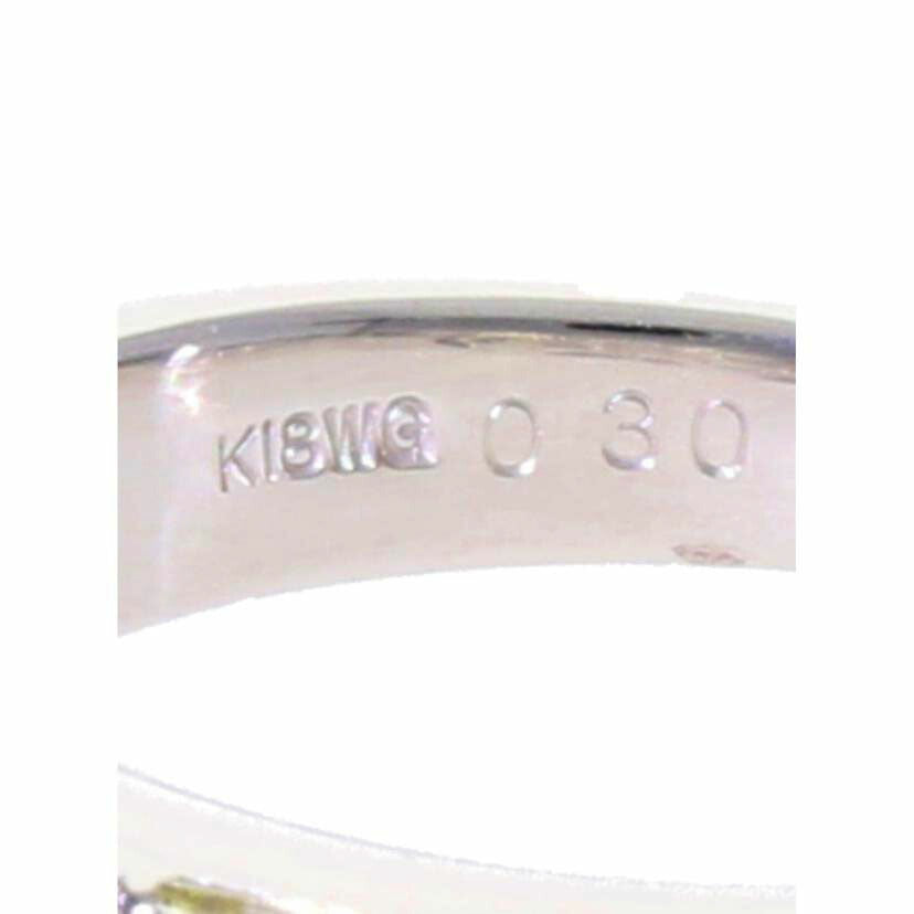/　Ｋ１８ＷＧダイヤリング　０．８３／０．３０ｃｔ//Aランク/75