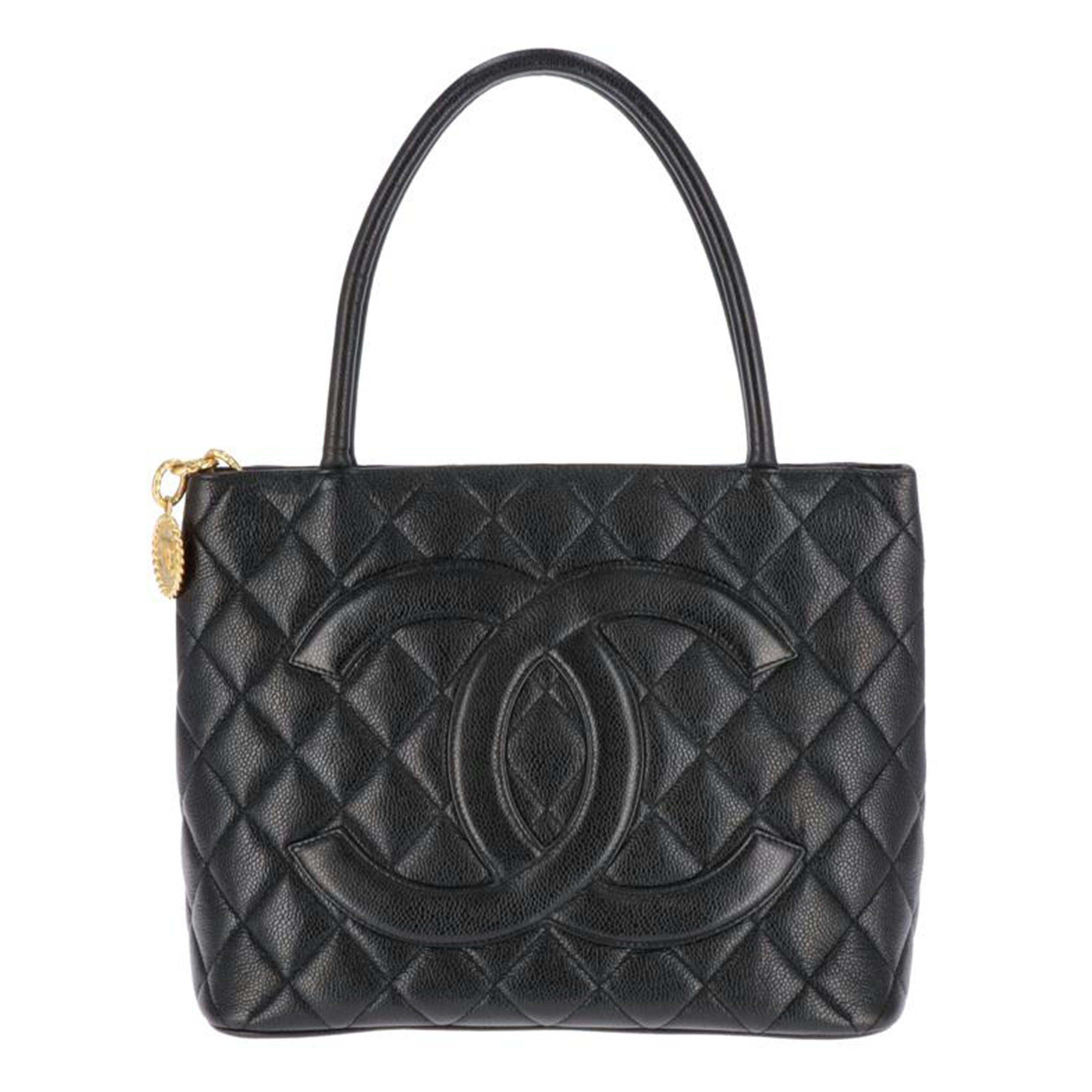 ＣＨＡＮＥＬ シャネル/復刻トート　キャビアスキン　ＢＬＫ/A01084//6380406/Bランク/75