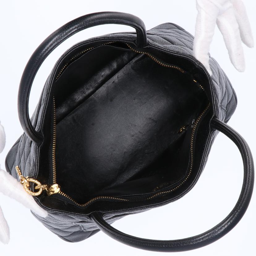 ＣＨＡＮＥＬ シャネル/復刻トート　キャビアスキン　ＢＬＫ/A01084//6380406/Bランク/75