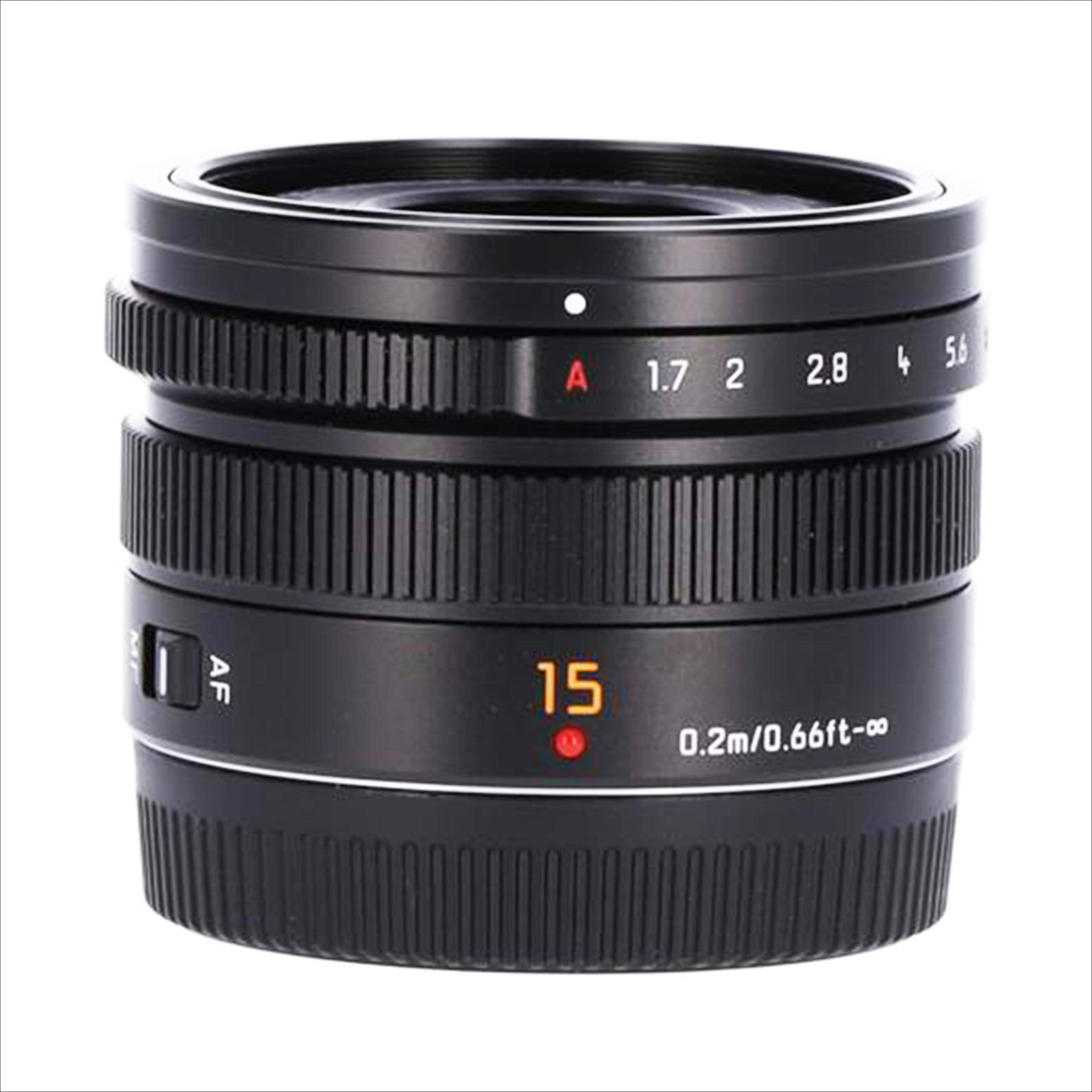 Ｐａｎａｓｏｎｉｃ パナソニック/交換レンズ／ＬＥＩＣＡ　ＤＧ　１５／１．７/LEICA DG 15/1.7//HN1JD201299/Aランク/75