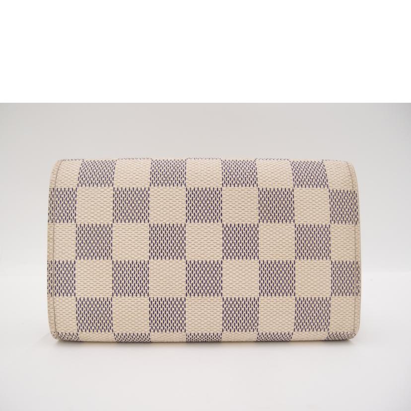 ＬＯＵＩＳ　ＶＵＩＴＴＯＮ ルイヴィトン　Ｌ字ファスナー　市松模様　白　レディース/ポルトフォイユ・トレゾール／ダミエ・アズール/N61744//CA2057/ABランク/69