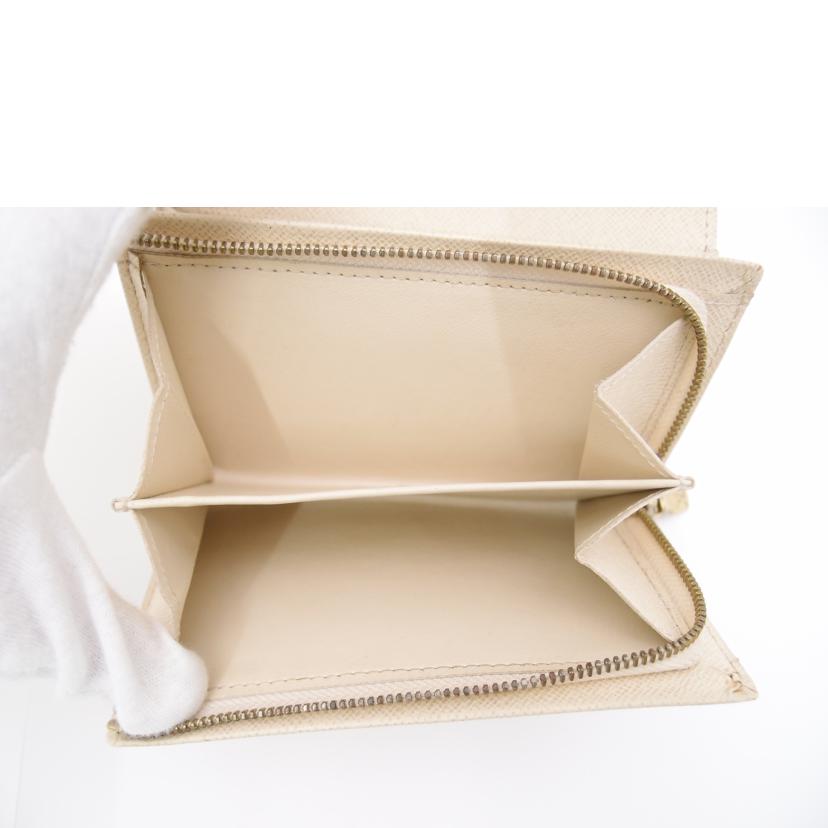 ＬＯＵＩＳ　ＶＵＩＴＴＯＮ ルイヴィトン　Ｌ字ファスナー　市松模様　白　レディース/ポルトフォイユ・トレゾール／ダミエ・アズール/N61744//CA2057/ABランク/69