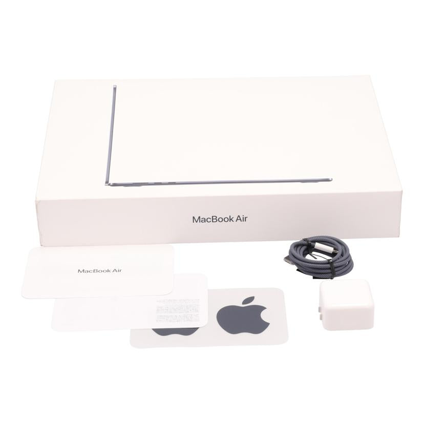 Ａｐｐｌｅ アップル/ＭａｃＢｏｏｋ　Ａｉｒ（１５インチ，Ｍ２，２０２３）/MQKW3J/A//GFK4X3FDY2/Aランク/82