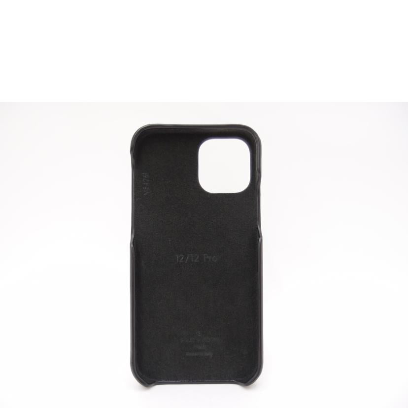 ＬＯＵＩＳ　ＶＵＩＴＴＯＮ ルイ・ヴィトン　アイフォン１２ケース　レザー　黒　レディース/ＩＰＨＯＮＥバンパークッサン１２／ブラック/M81116//ME4261/SAランク/69