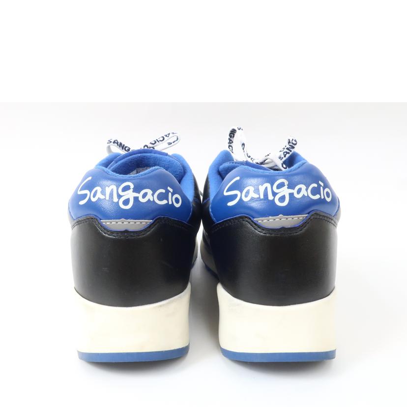 Ｓａｎｇａｃｉｏ ｻﾝｶﾞｯﾁｮ/「にゅ」スニーカー　手作り運動靴／２６．５ｃｍ／ブラック×ブルー//Bランク/65