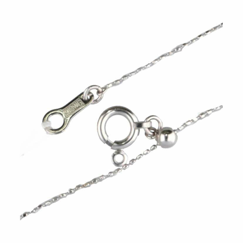 /　Ｋ１８ＷＧダイヤネックレス　０．２５５ｃｔ//Aランク/75