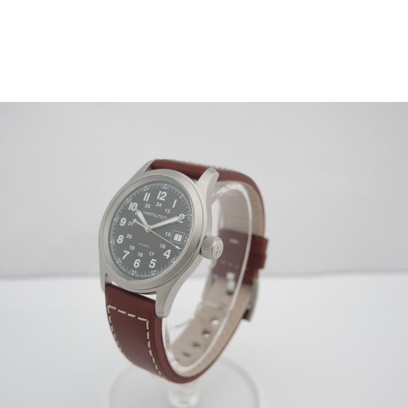 ＨＡＭＩＬＴＯＮ ハミルトン/カーキフィールド／クオーツ／レザーベルト/H68411533//H68****/Aランク/83