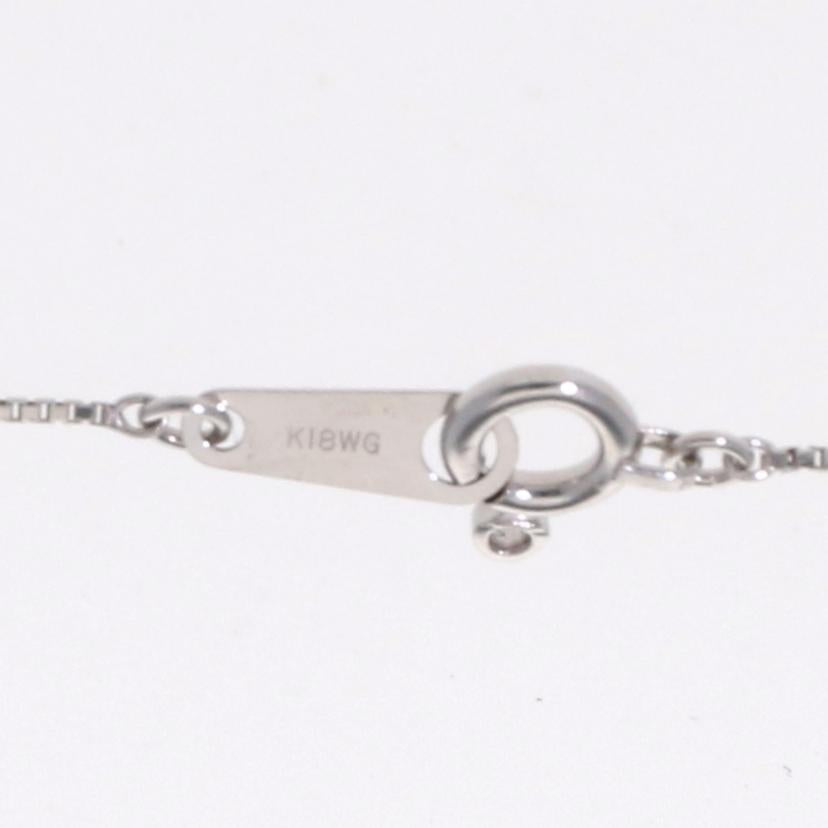 Ｋ１８ＷＧ/Ｋ１８ＷＧダイヤネックレス　０．２０６／鑑別/1.6//0.206/Aランク/75