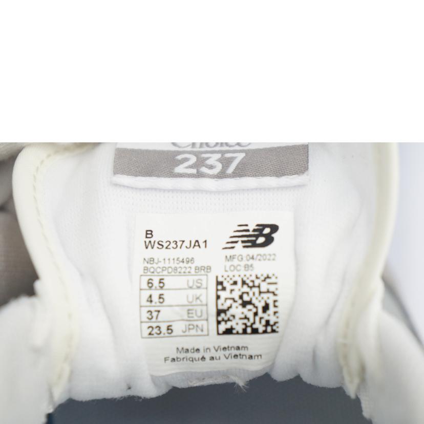 ｎｅｗｂａｌａｎｃｅ ニューバランス/ＷＳ２３７ＪＡ１　　ＧＲＹ／ＷＨＴ/WS237JA1//SAランク/07