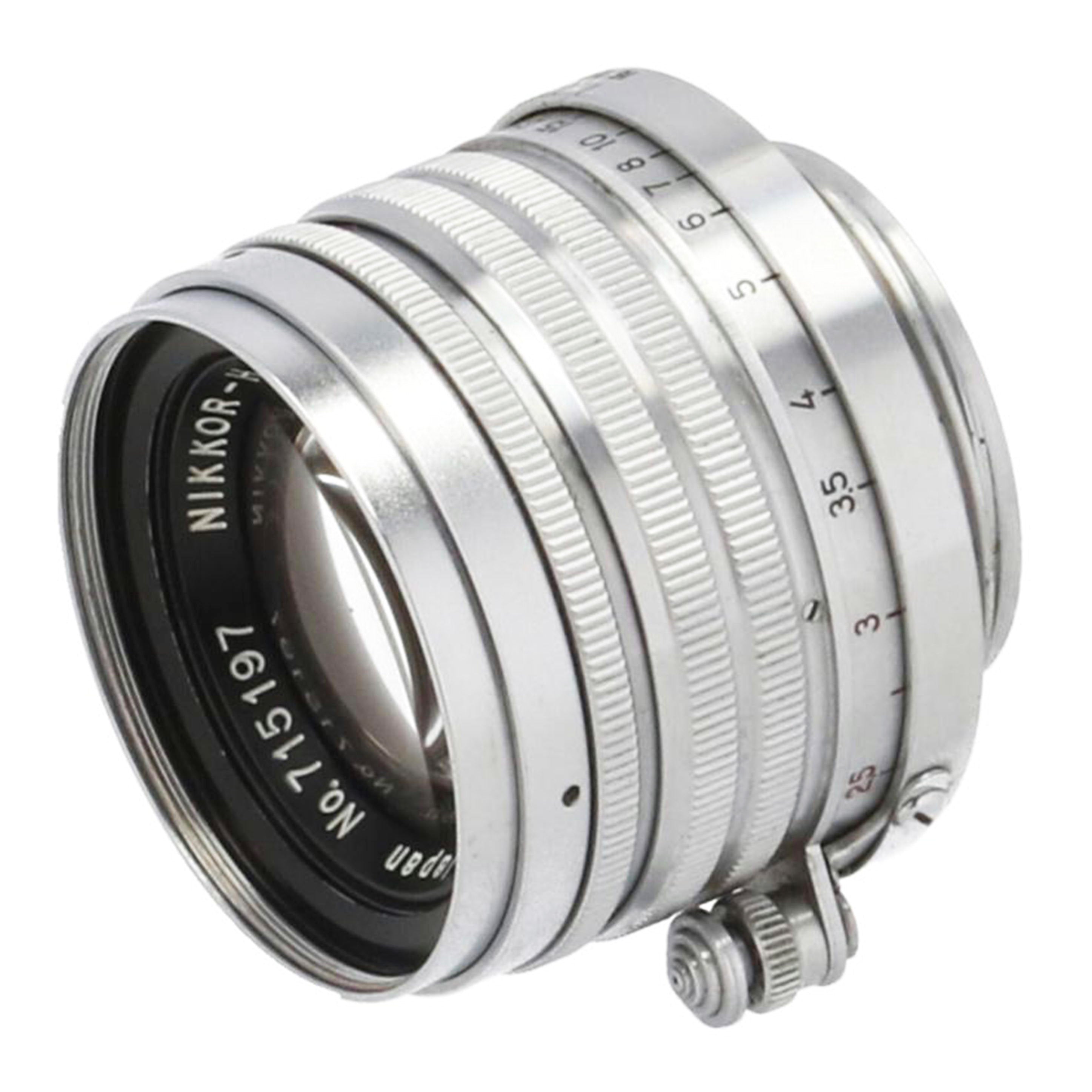 Ｎｉｋｏｎ　Ｎｉｐｐｏｎ　Ｋｏｇａｋｕ ニコン/交換レンズ／５ｃｍ/NIKKOR-H.C 5cm F2//715197/Cランク/67