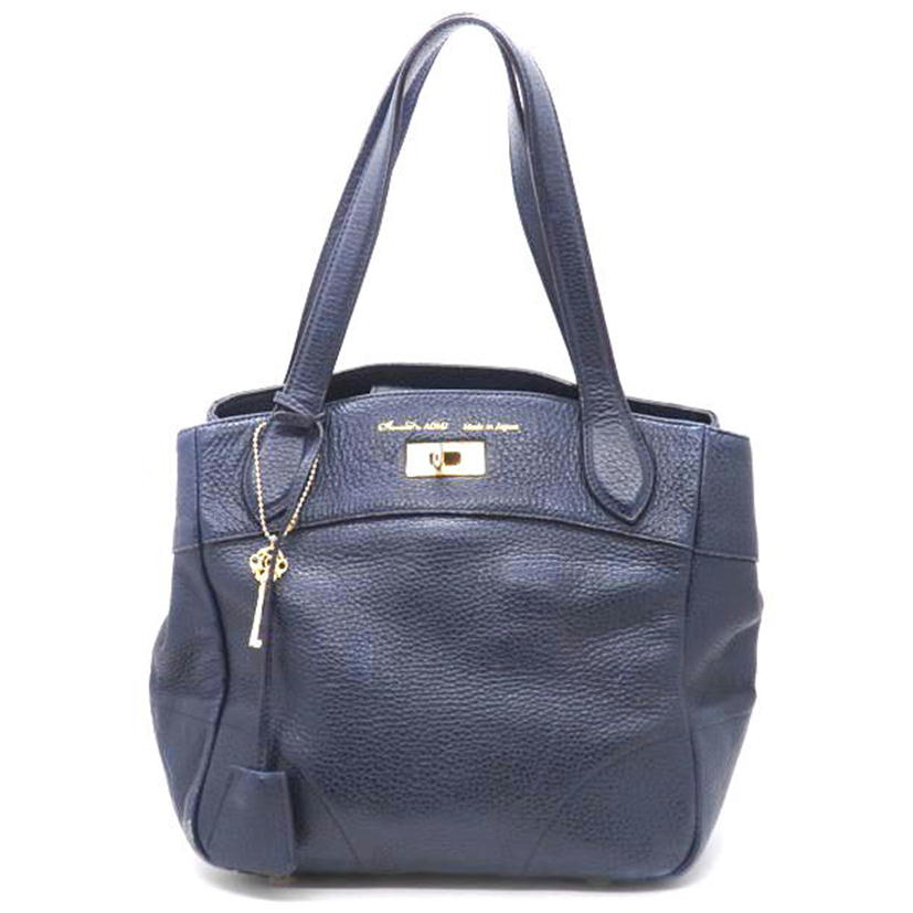 Ａ．Ｄ．Ｍ．Ｊ． ｴｰﾃﾞｨｰｴﾑｼﾞｪｲ/アクセソワ／シボレザー／ハンドバッグ／ネイビー//Bランク/02