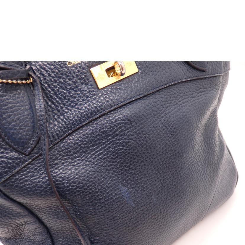 Ａ．Ｄ．Ｍ．Ｊ． ｴｰﾃﾞｨｰｴﾑｼﾞｪｲ/アクセソワ／シボレザー／ハンドバッグ／ネイビー//Bランク/02