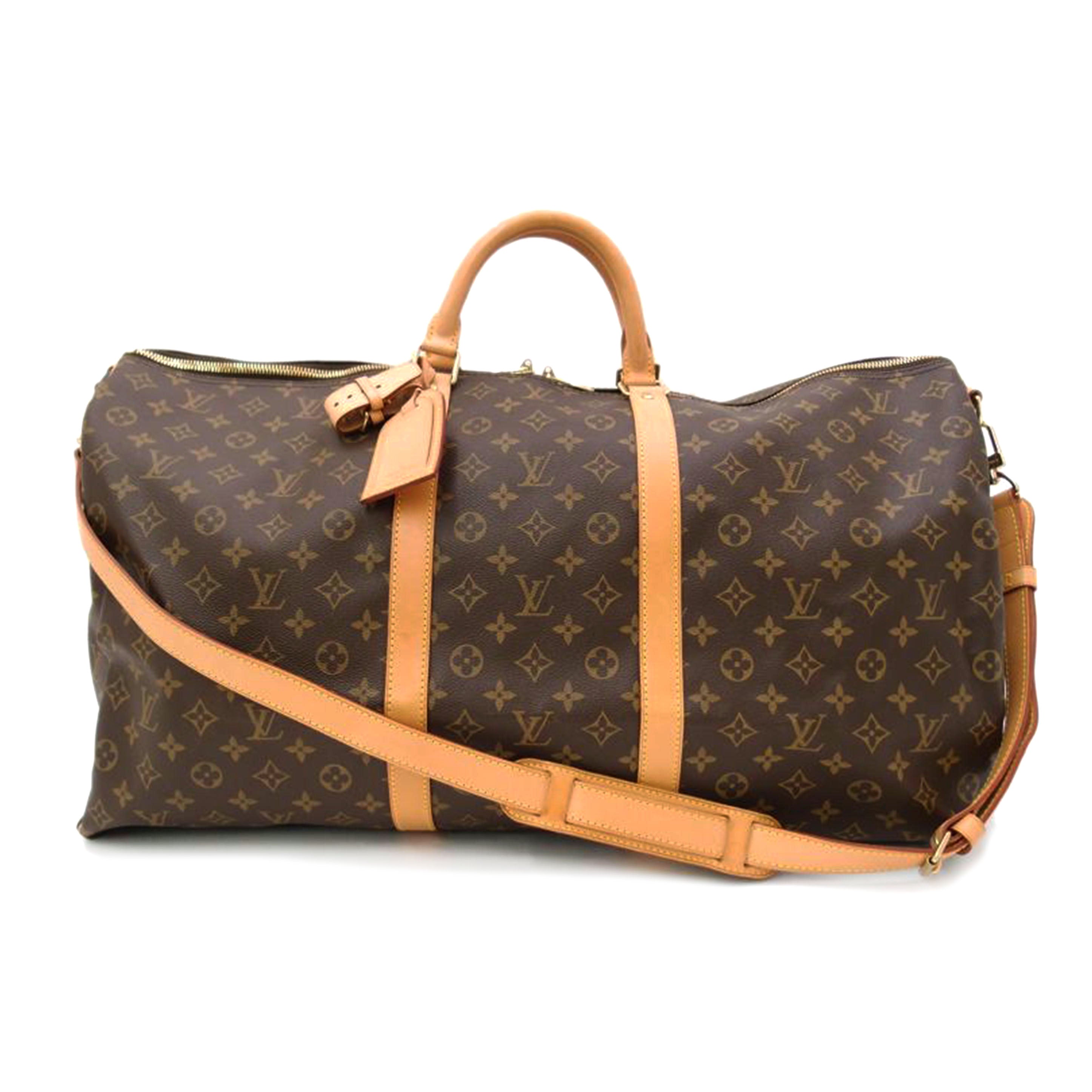 ＬＯＵＩＳ　ＶＵＩＴＴＯＮ ルイ・ヴィトン　ボストンバッグ　トラベルバッグ　ショルダー　ブラウン　メンズ　レディース/キーポル・バンドリエール６０／モノグラム/M41412//FL0030/Aランク/69