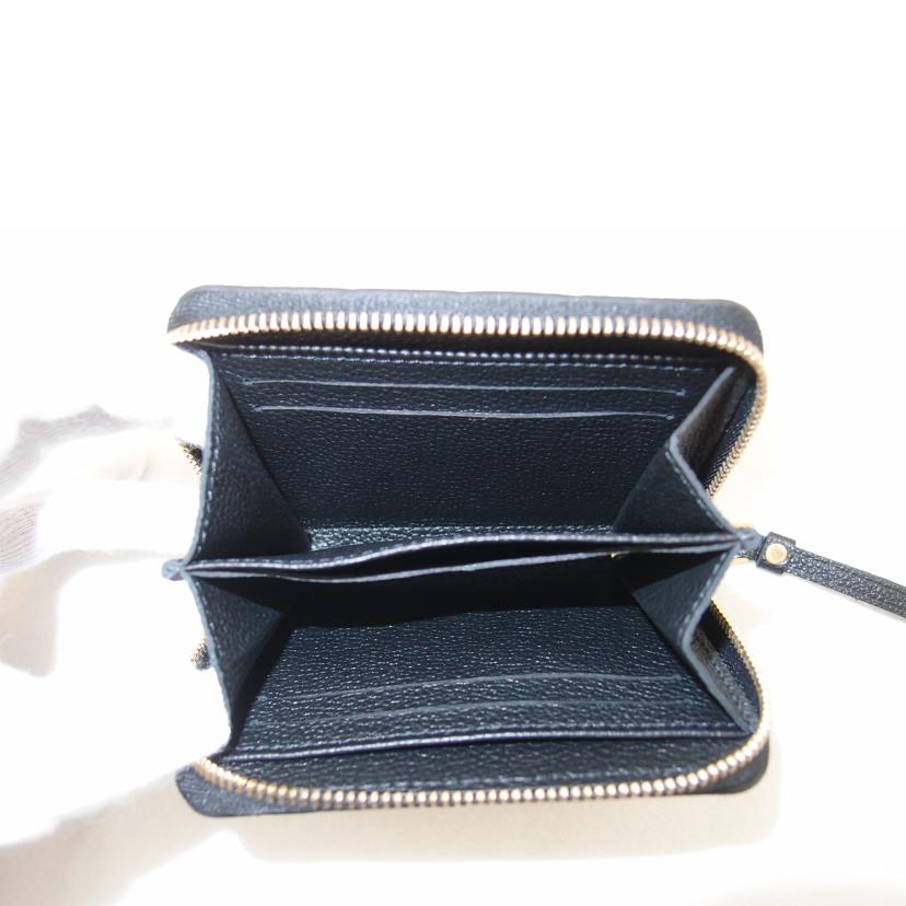 ＬＯＵＩＳ　ＶＵＩＴＴＯＮ ルイ・ヴィトン　ビトン　コインケース　黒　レザー　ゴールド金具　レディース/ジッピーコインパース／アンプラント／ノワール/M60574//RFI****/Aランク/69