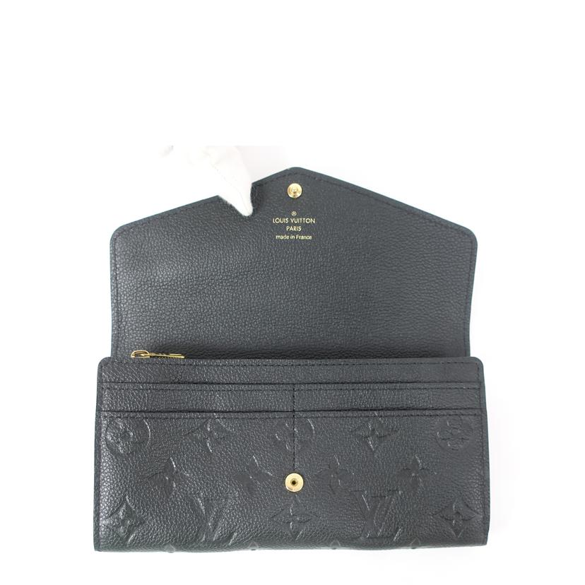 ＬＯＵＩＳ　ＶＵＩＴＴＯＮ ルイ・ヴィトン/ポルトフォイユ・サラ　ノアール　長財布　ブラック/M61182//ICﾁｯﾌﾟ確認済み/ABランク/65