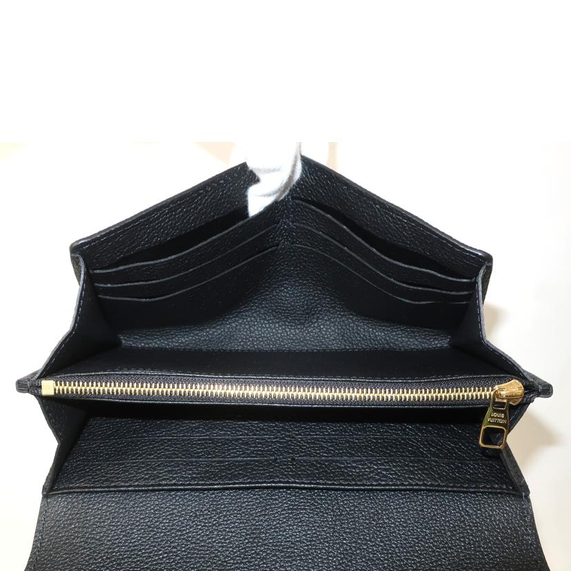 ＬＯＵＩＳ　ＶＵＩＴＴＯＮ ルイ・ヴィトン/ポルトフォイユ・サラ　ノアール　長財布　ブラック/M61182//ICﾁｯﾌﾟ確認済み/ABランク/65
