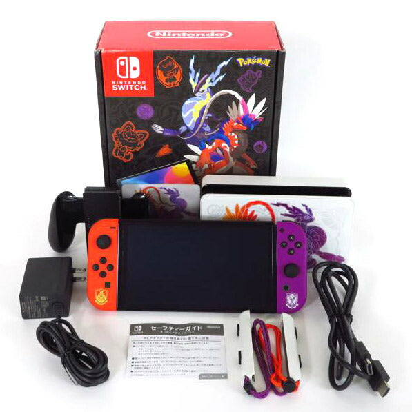 Ｎｉｎｔｅｎｄｏ 任天堂/Ｓｗｉｔｃｈ／有機ＥＬモデル　スカーレット・バイオレットエディション/HEG-001//XTJ10068043864/ABランク/81