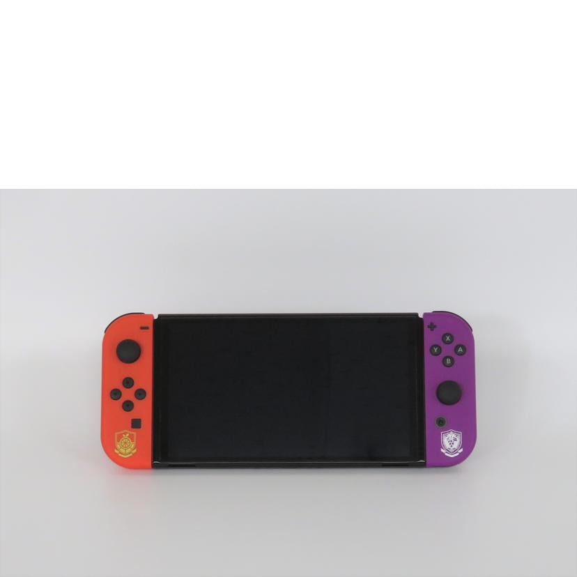 Ｎｉｎｔｅｎｄｏ 任天堂/Ｓｗｉｔｃｈ／有機ＥＬモデル　スカーレット・バイオレットエディション/HEG-001//XTJ10068043864/ABランク/81