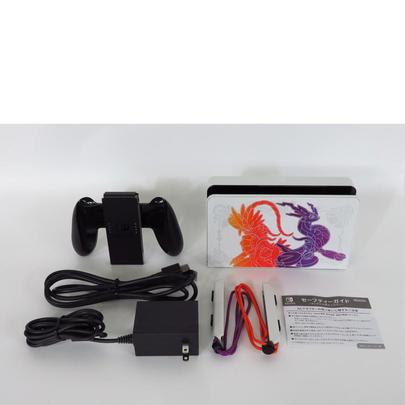 Ｎｉｎｔｅｎｄｏ 任天堂/Ｓｗｉｔｃｈ／有機ＥＬモデル　スカーレット・バイオレットエディション/HEG-001//XTJ10068043864/ABランク/81