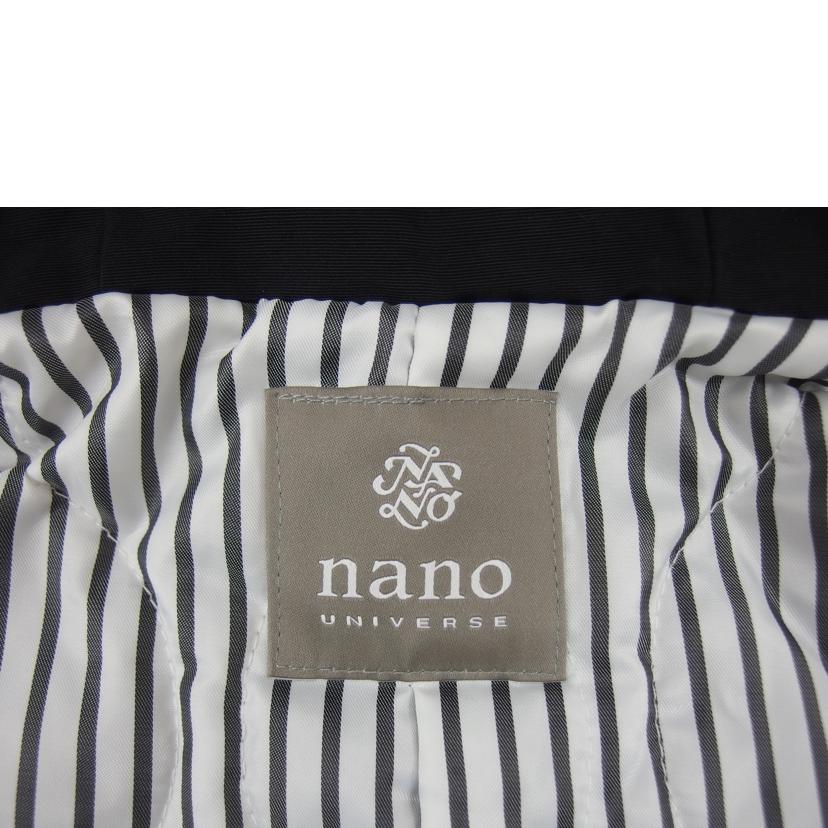 ｎａｎｏ　ＵＮＩＶＥＲＳＥ ナノユニバース/グログランモッズコート／ブラック/NUC82COT022YG//ABランク/04