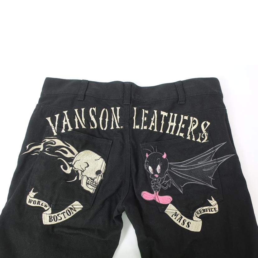 VANSON バンソン×LOONEY TUNES コラボ 長袖Tシャツ LTV-607 刺繍