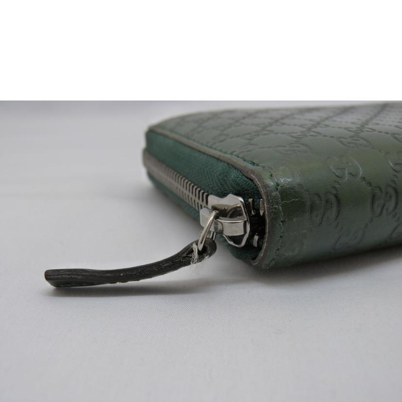 ＧＵＣＣＩ グッチ/グッチシマレザー　ラウンドファスナー財布/244994//203887/Bランク/03