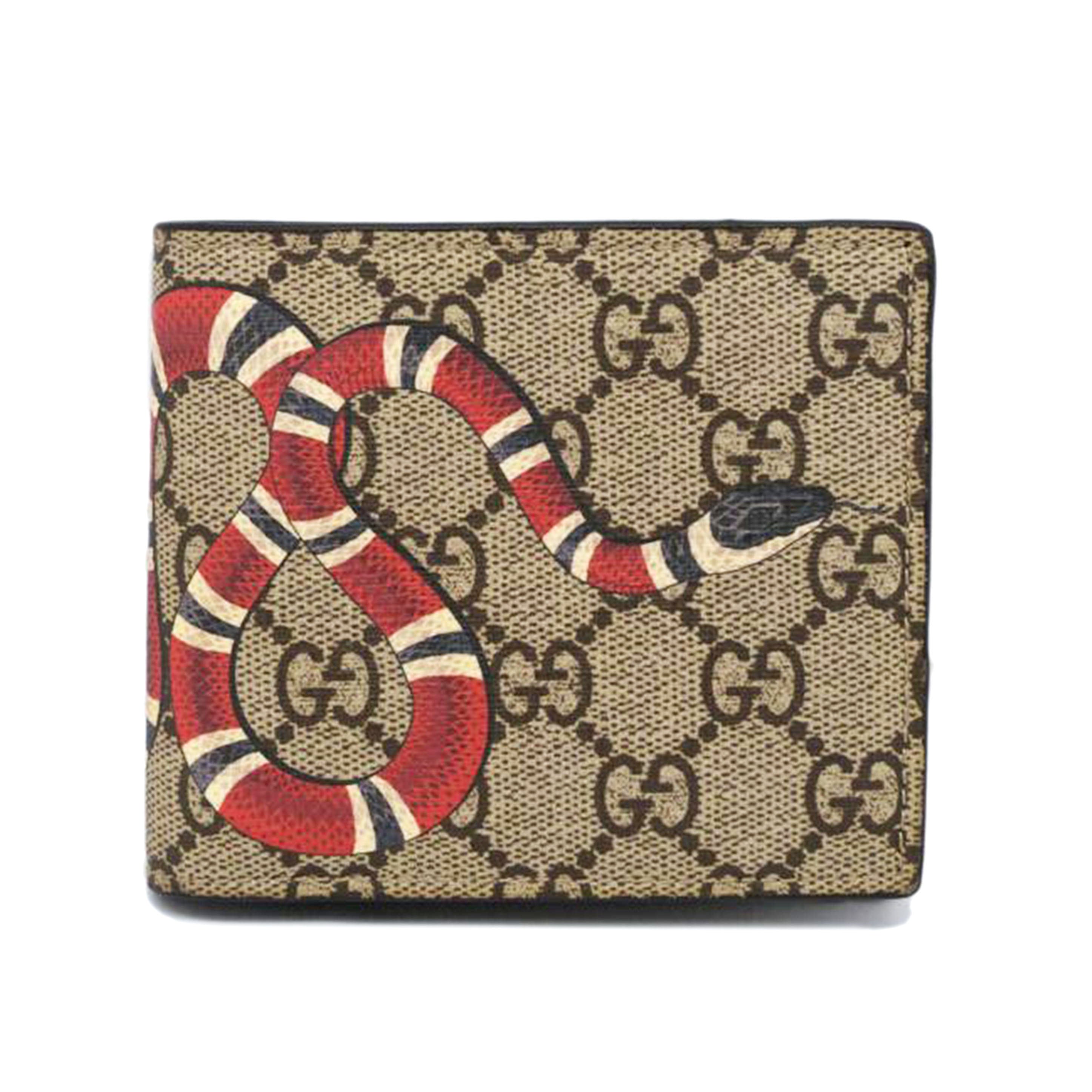 ＧＵＣＣＩ グッチ/　二つ折り財布／スネーク/4512662778//Bランク/03