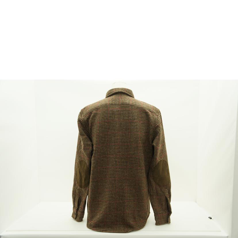 ＲＡＬＰＨ　ＬＡＵＲＥＮ ラルフローレン/スエードパッチ　シェットランド　ウールオーバーシャツ/MNPOWOV16822591//Aランク/75