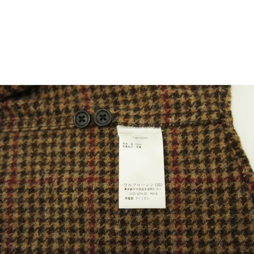 ＲＡＬＰＨ　ＬＡＵＲＥＮ ラルフローレン/スエードパッチ　シェットランド　ウールオーバーシャツ/MNPOWOV16822591//Aランク/75