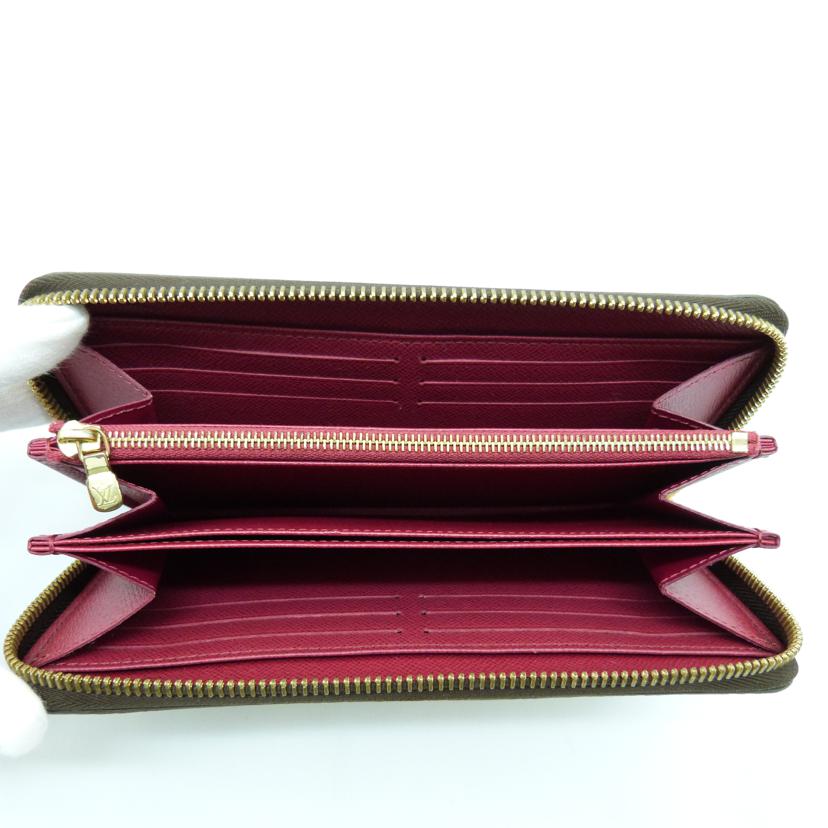 ＬＯＵＩＳ　ＶＵＩＴＴＯＮ ルイ・ヴィトン/ジッピーウォレット／モノグラムフューシャ/M41895//CT3153/ABランク/03