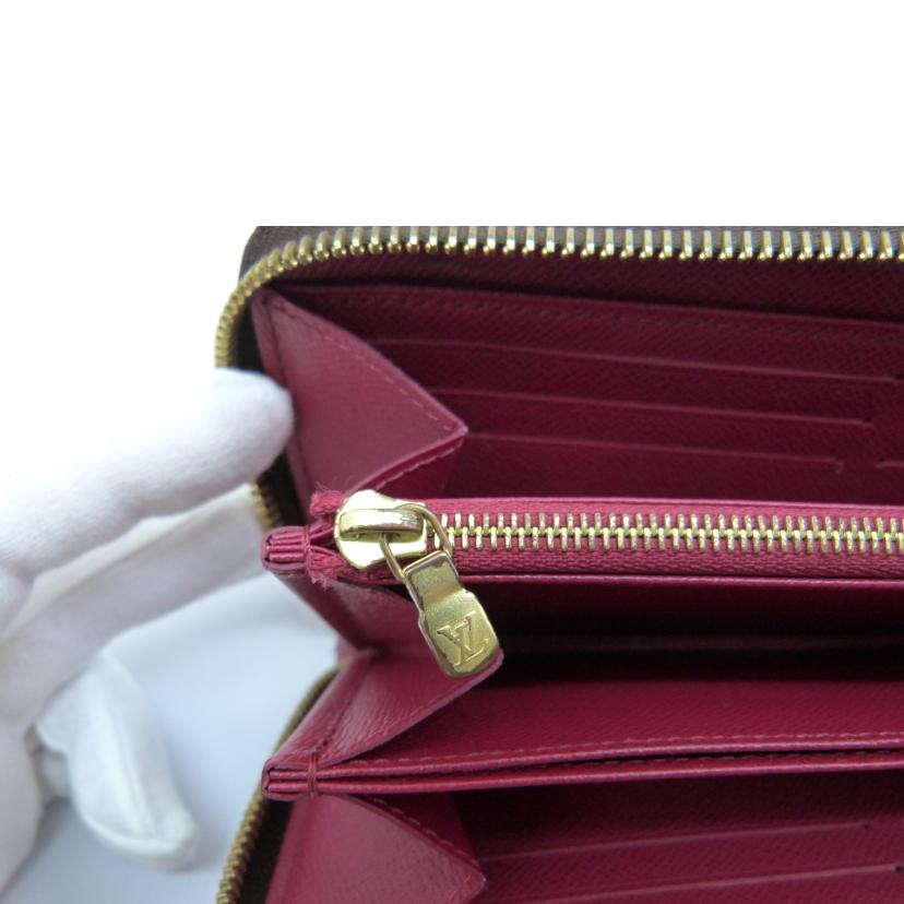 ＬＯＵＩＳ　ＶＵＩＴＴＯＮ ルイ・ヴィトン/ジッピーウォレット／モノグラムフューシャ/M41895//CT3153/ABランク/03