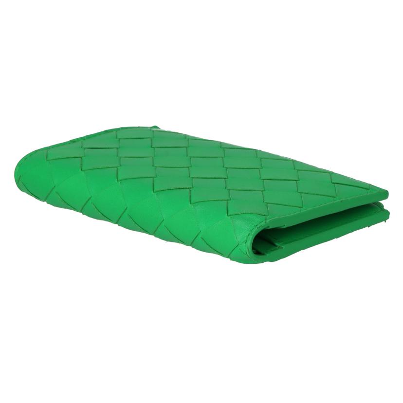 ＢＯＴＴＥＧＡ　ＶＥＮＥＴＡ ボッテガヴェネタ/イントレチャート２つ折り財布／緑//P02450168Y/Aランク/75