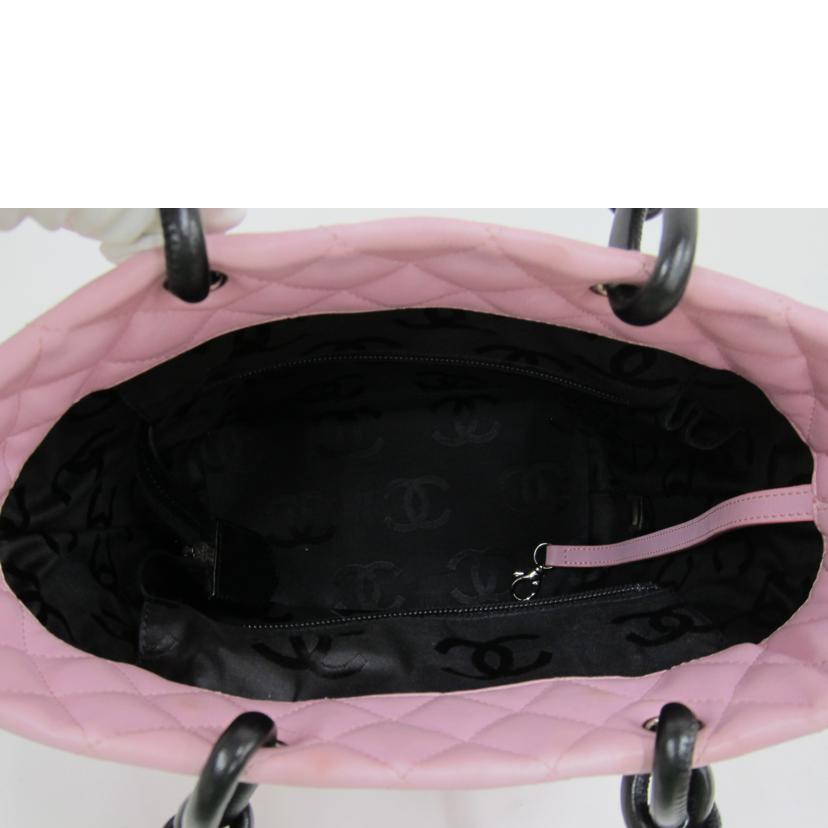 ＣＨＡＮＥＬ ｼｬﾈﾙ/カンボンラインミディアムトート／ピンク//8867825/Bランク/82