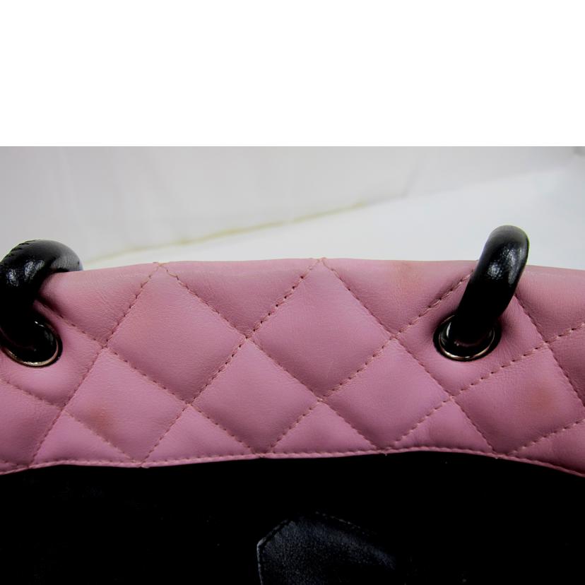 ＣＨＡＮＥＬ ｼｬﾈﾙ/カンボンラインミディアムトート／ピンク//8867825/Bランク/82