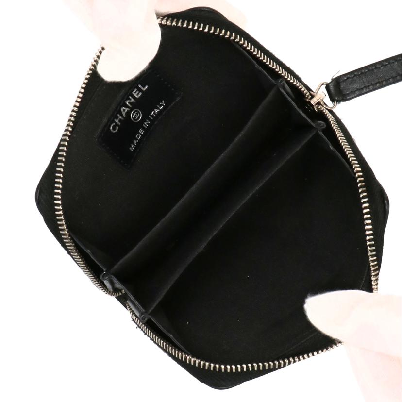 ＣＨＡＮＥＬ シャネル/シャネル　カメリア　ラムスキンコインパース　ＢＬＫ//24685557/ABランク/75