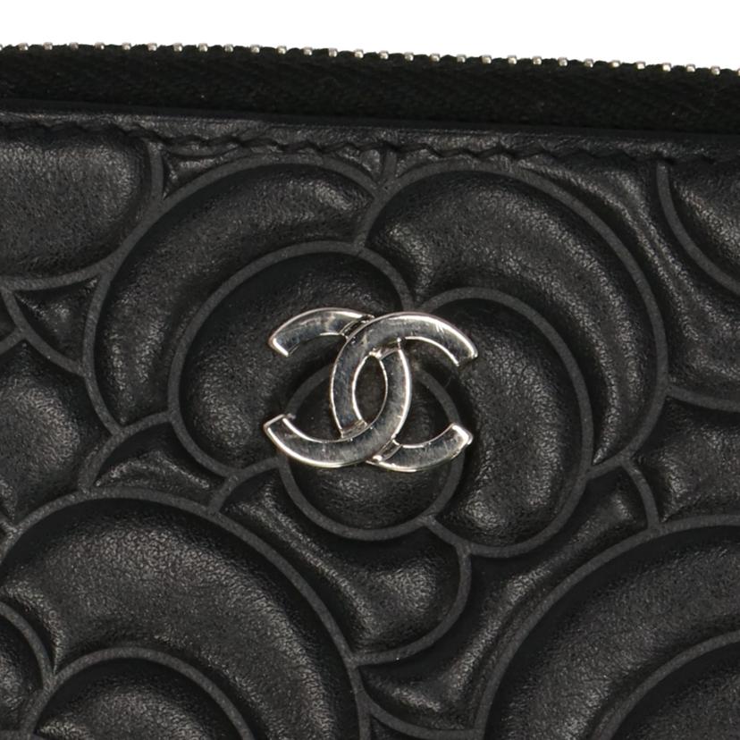 ＣＨＡＮＥＬ シャネル/シャネル　カメリア　ラムスキンコインパース　ＢＬＫ//24685557/ABランク/75