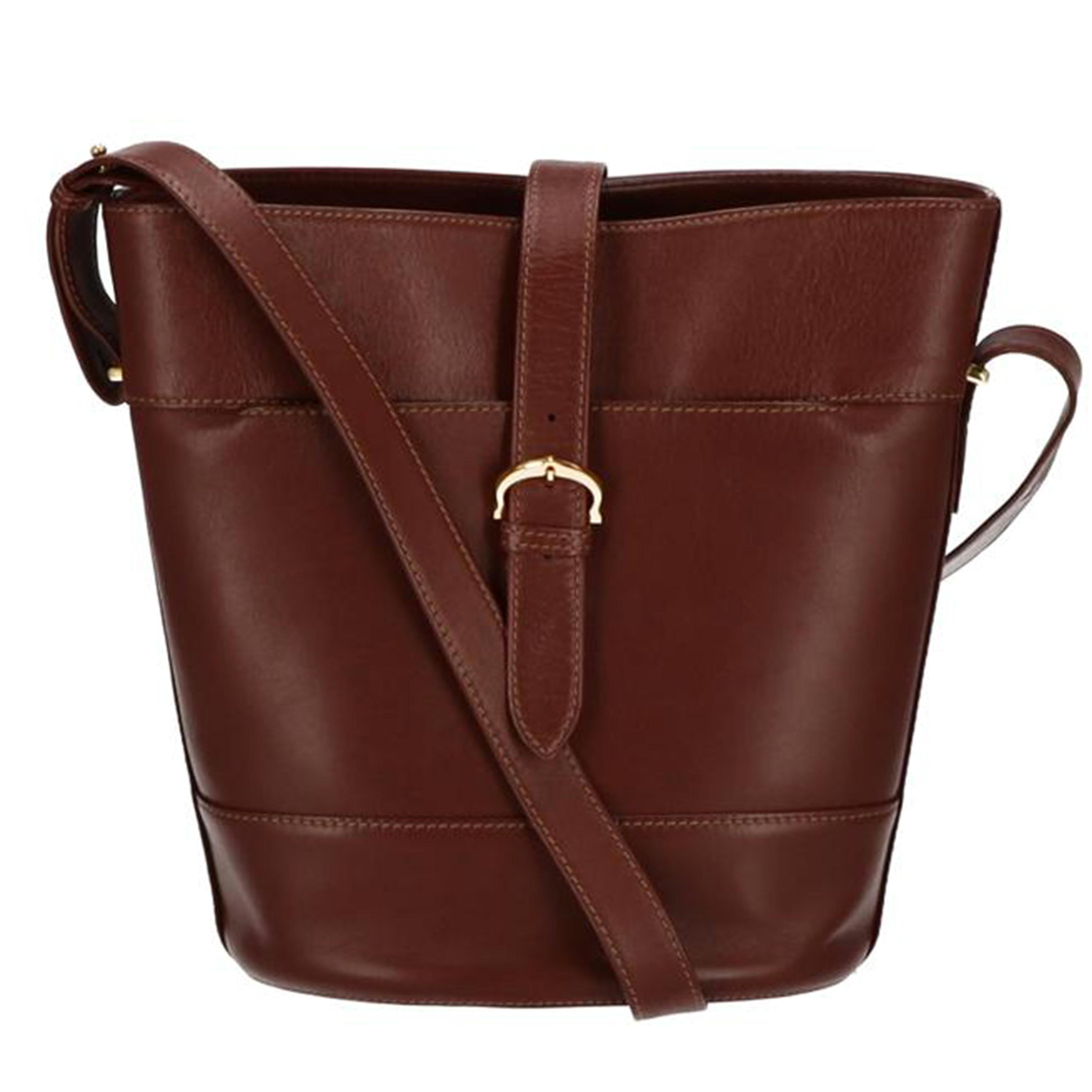 Ｃａｒｔｉｅｒ カルティエ/ヴィンテージマストラインショルダーバック　　ボルドー//288174823/ABランク/75