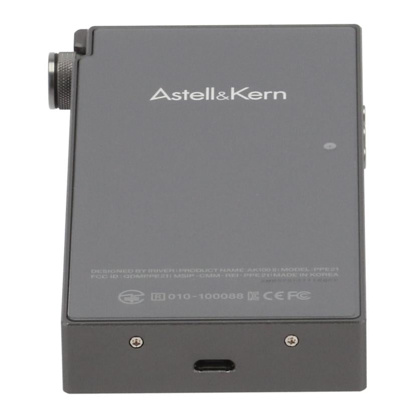 Ａｓｔｅｌｌ＆ｋｅｒｎ アステルアンドケルン/ハイレゾ対応デジタルオーディオプレーヤー/AK100II-64GB-BLU//2M857915111RQ6Y/Bランク/81