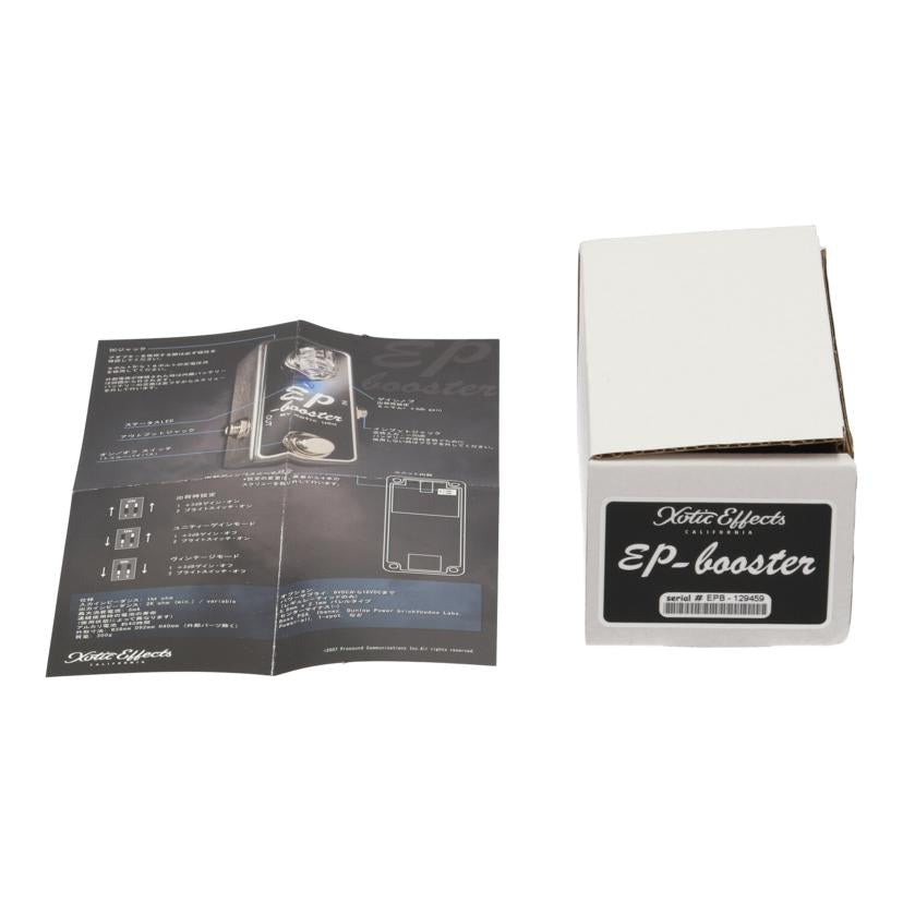 Ｘｏｔｉｃ　Ｅｆｆｅｃｔｓ エキゾティック/プリアンプ／ブースター/EP Booster//129459/Aランク/81
