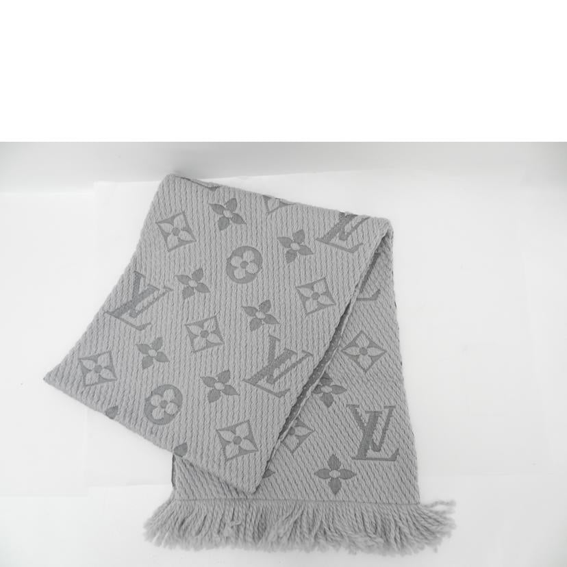 ＬＯＵＩＳ　ＶＵＩＴＴＯＮ ルイヴィトン　マフラー　グレー　ウール　シルク　レディース/エシャルプロゴマニア／グリペルル/M74742//GM0194/SAランク/69